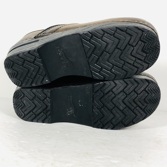 Dansko Womens Professional Clogs Antique Brown  37 (US 6.5-7) Fast Shipping - Picture 9 of 10